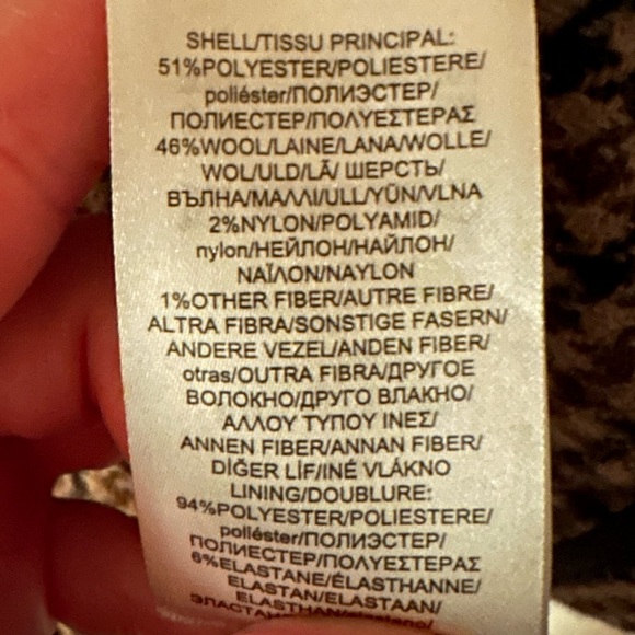 Vintage Wool Ralph Lauren Plaid Trench Coat - Picture 6 of 6